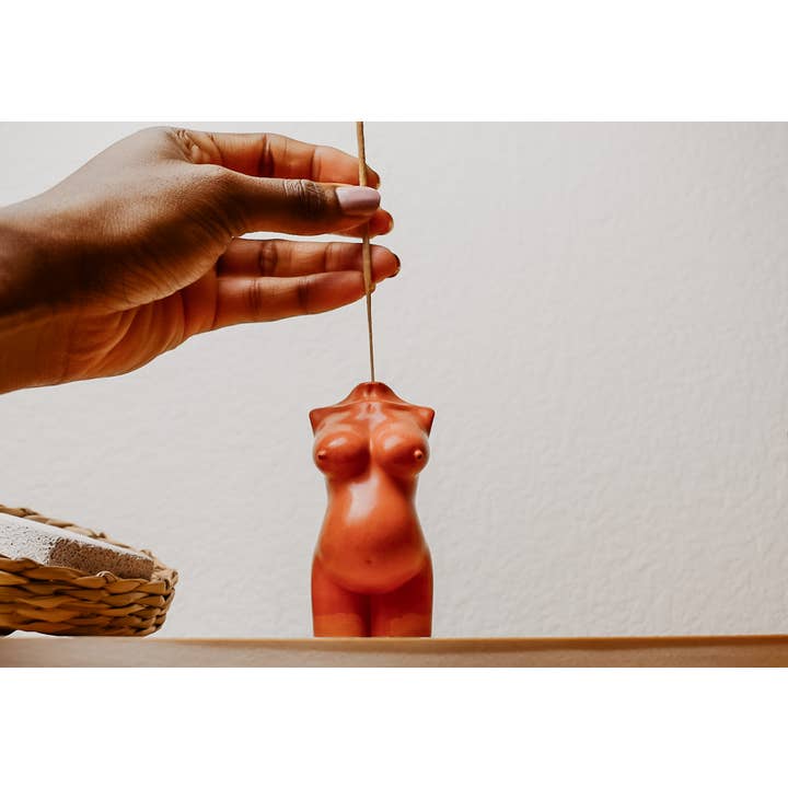 My Terracotta Home - Wholesale Incense Holder - Jabali Incense Holder | MTH Torso Incense Holder5