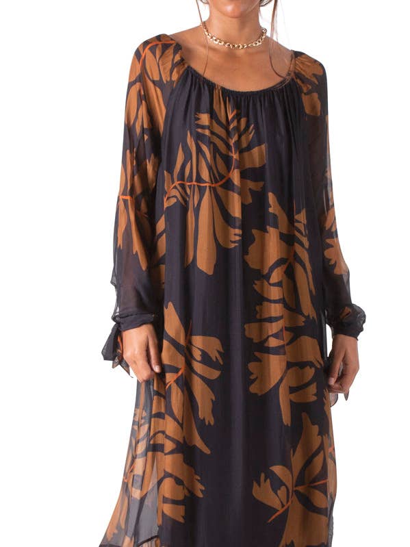 Gigi Moda - Wholesale Dress - Women's - Aloha Print Maxi Dress6