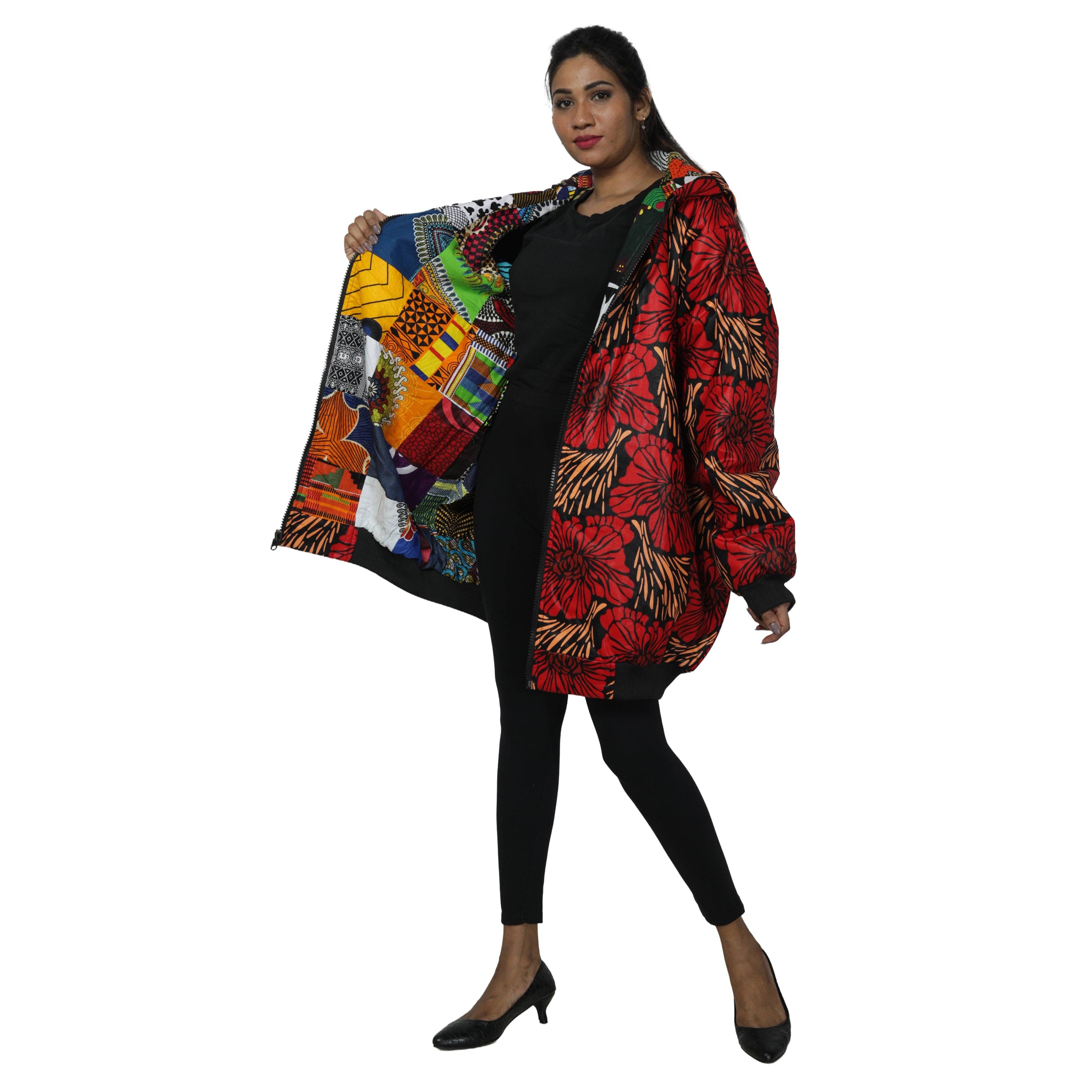 African Stars - Wholesale Retailer Display - Apparel - Unisex Reversible Jacket -- FI-274