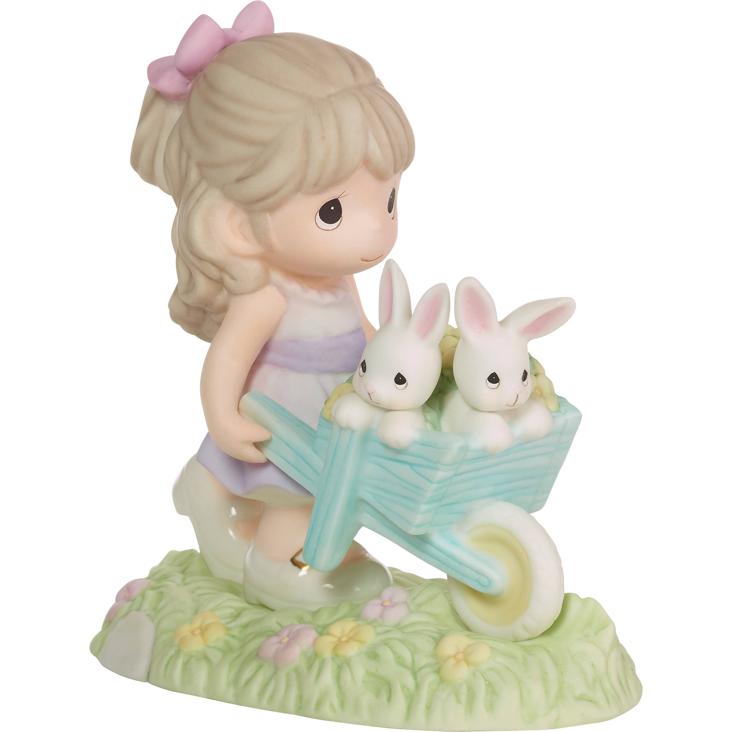 Precious Moments - Wholesale Decorative Figurine - Wishing You Bunny Kisses And Springtime Wishes Figurine2
