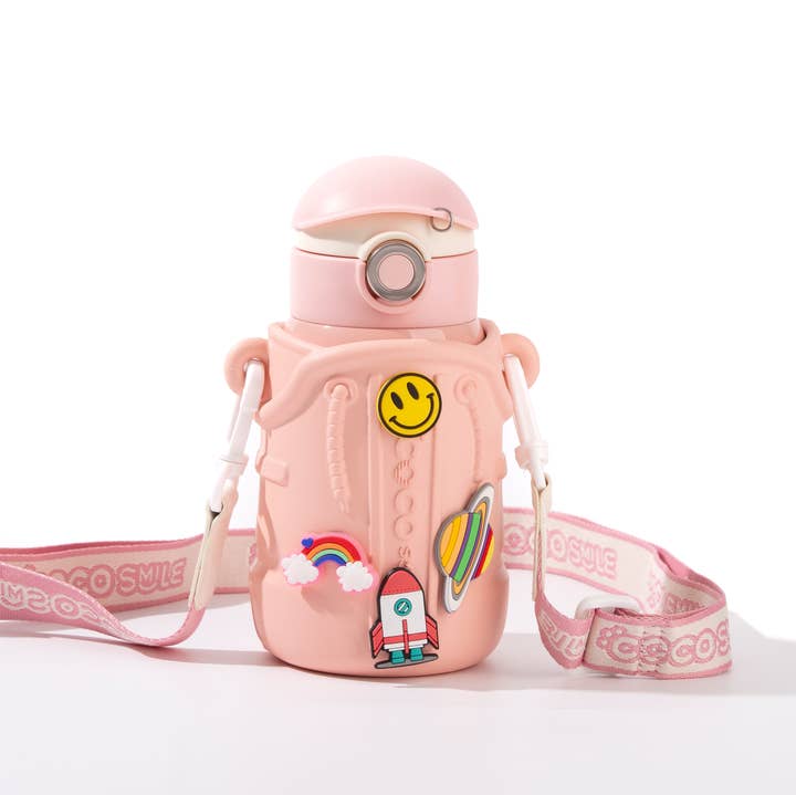 Cocosmile - Wholesale Water Bottle - Coco Cap Fun Charm Thermos Cup With Sleeve1