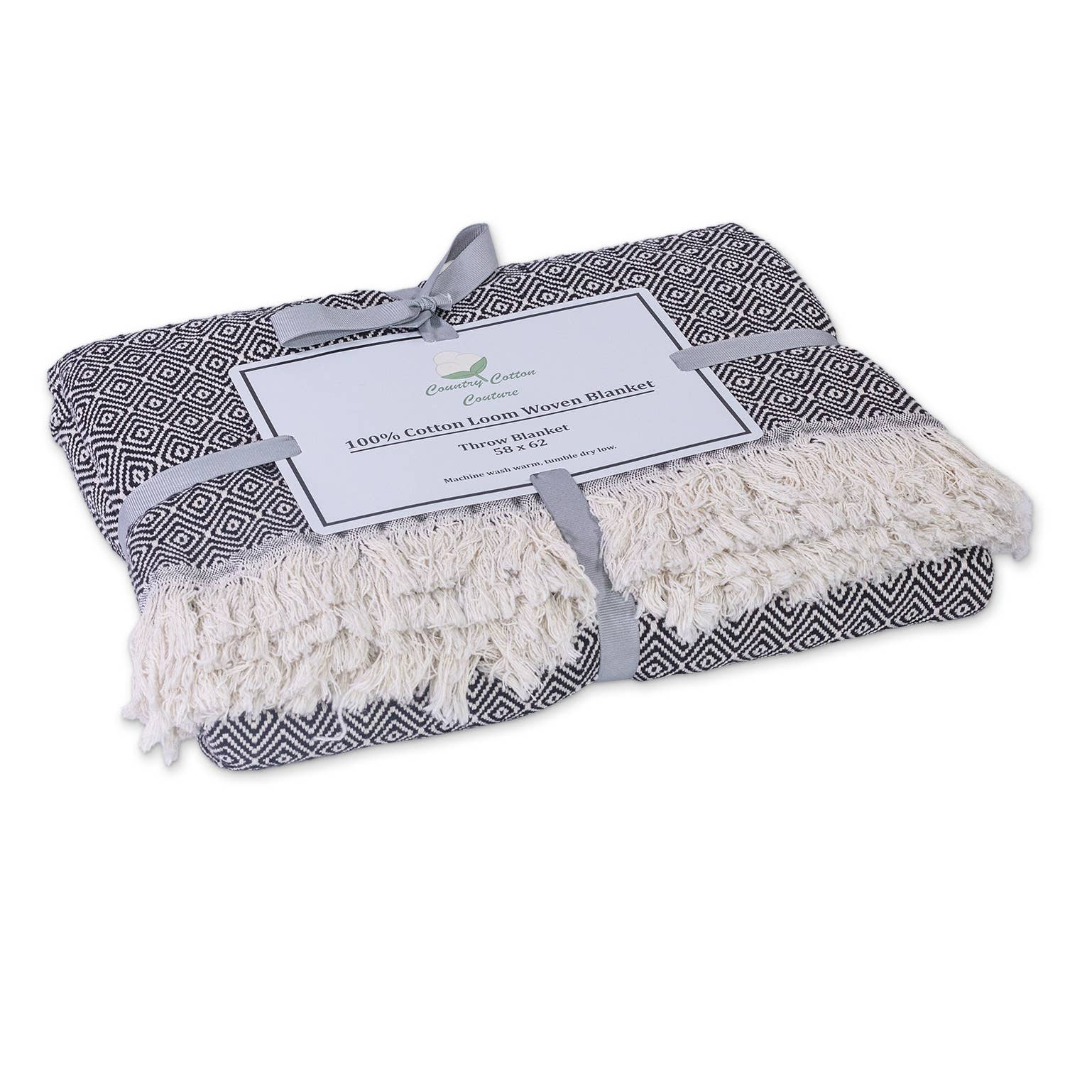 Country Cottons - Wholesale Throw Blanket - 100% Cotton Patterned Throw Blankets – 58″ x 62″0