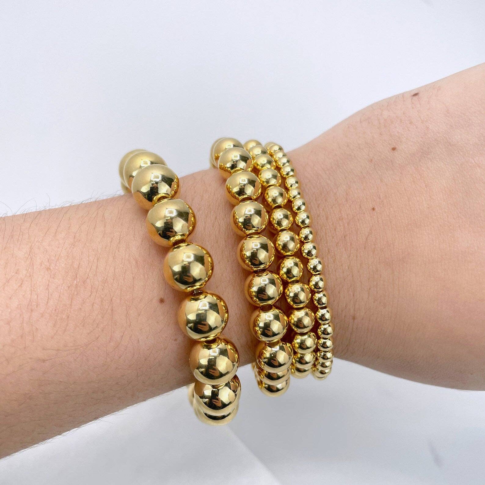 Luxus Accessories – wholesale Beaded bracelet – 18k Gold Filled Beaded Beaded Bracelet4