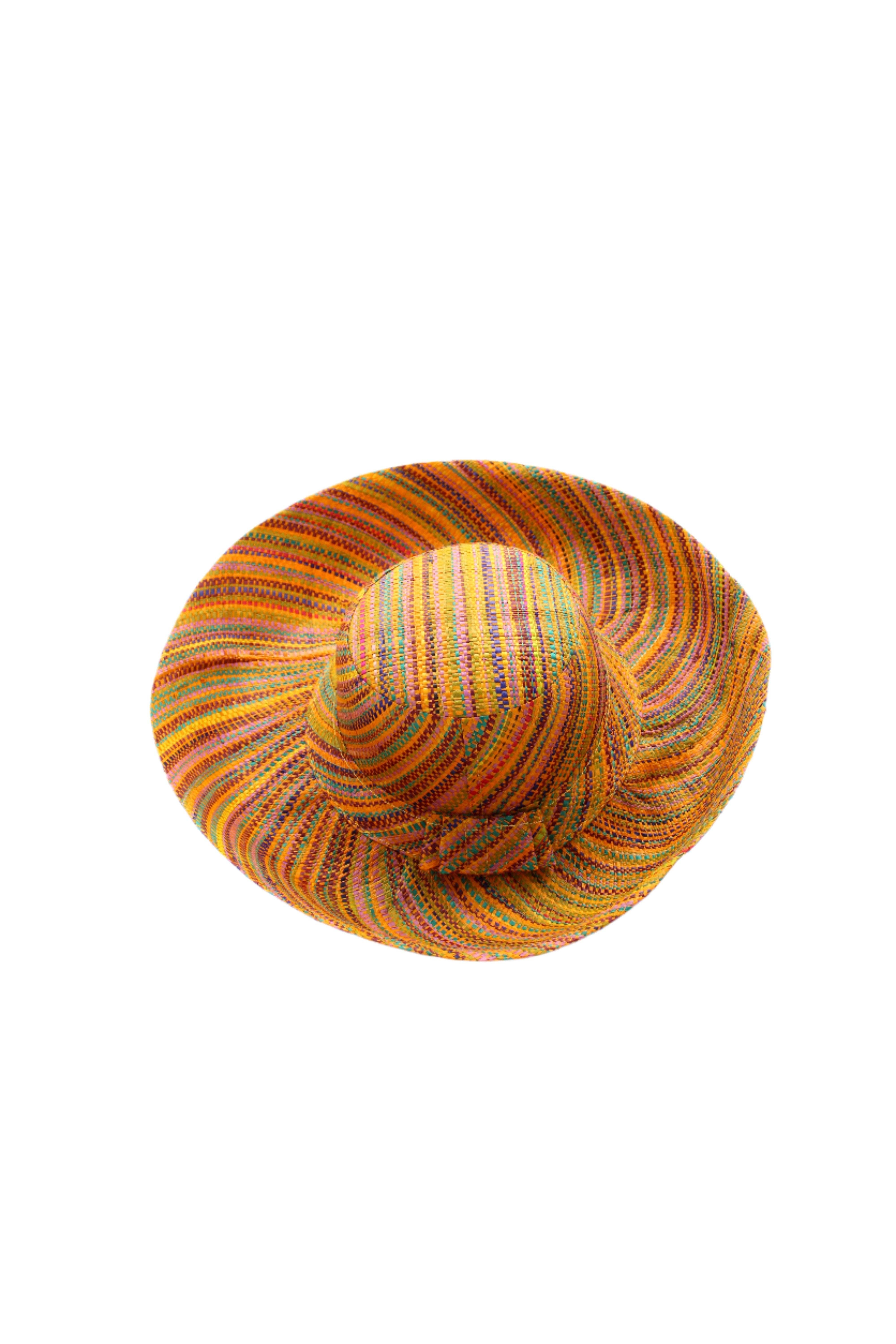 Shebobo - Wholesale Straw Hat - Women's - Monica 5" & 7" Wide Brim Melange Packable Straw Sun Hats5