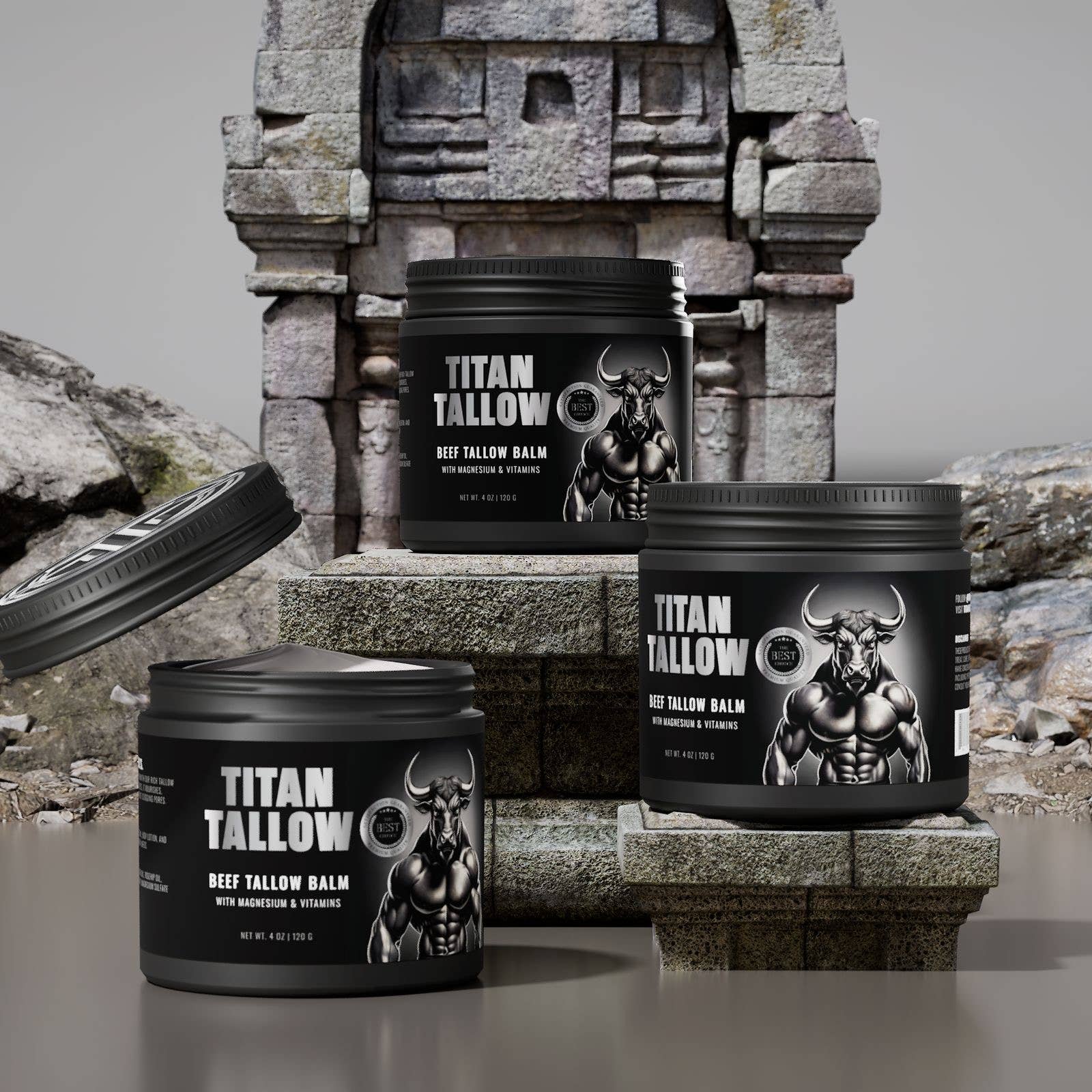 Moes Group - Wholesale Facial Moisturizer - Whipped Beef Tallow Body and Face Balm- Titan Tallow3