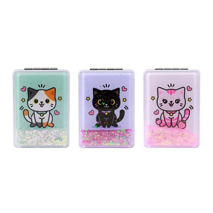 Specchietti Tascabili Assortiti Cat - Display 12 Pz per la vendita all'ingrosso da parte di I-Total, I-Drink