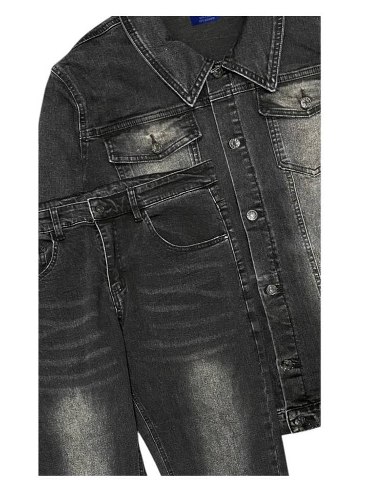 Royal Threads - Wholesale Suit Set - Men's - Men’s Tuxedo Jean Suit Classic Slim Fit2