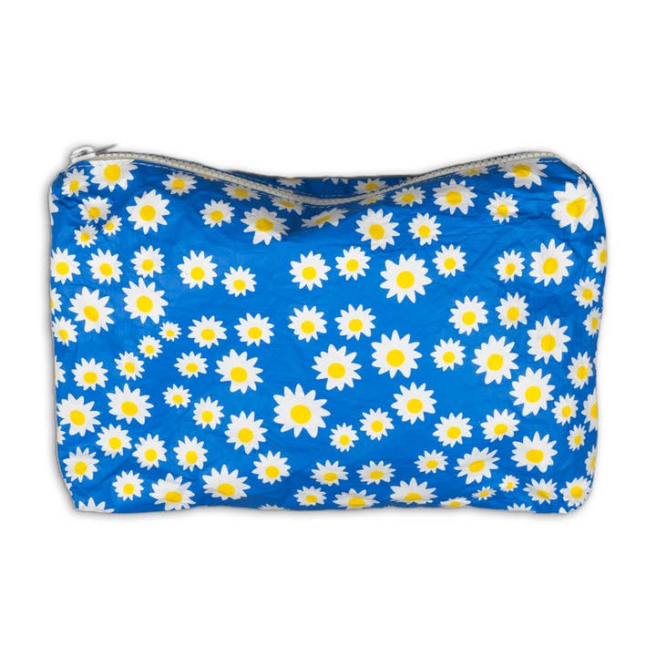 Local Beach - Wholesale Pouch – Women’s - Daisy Water Resistant Tyvek Printed Pouch1