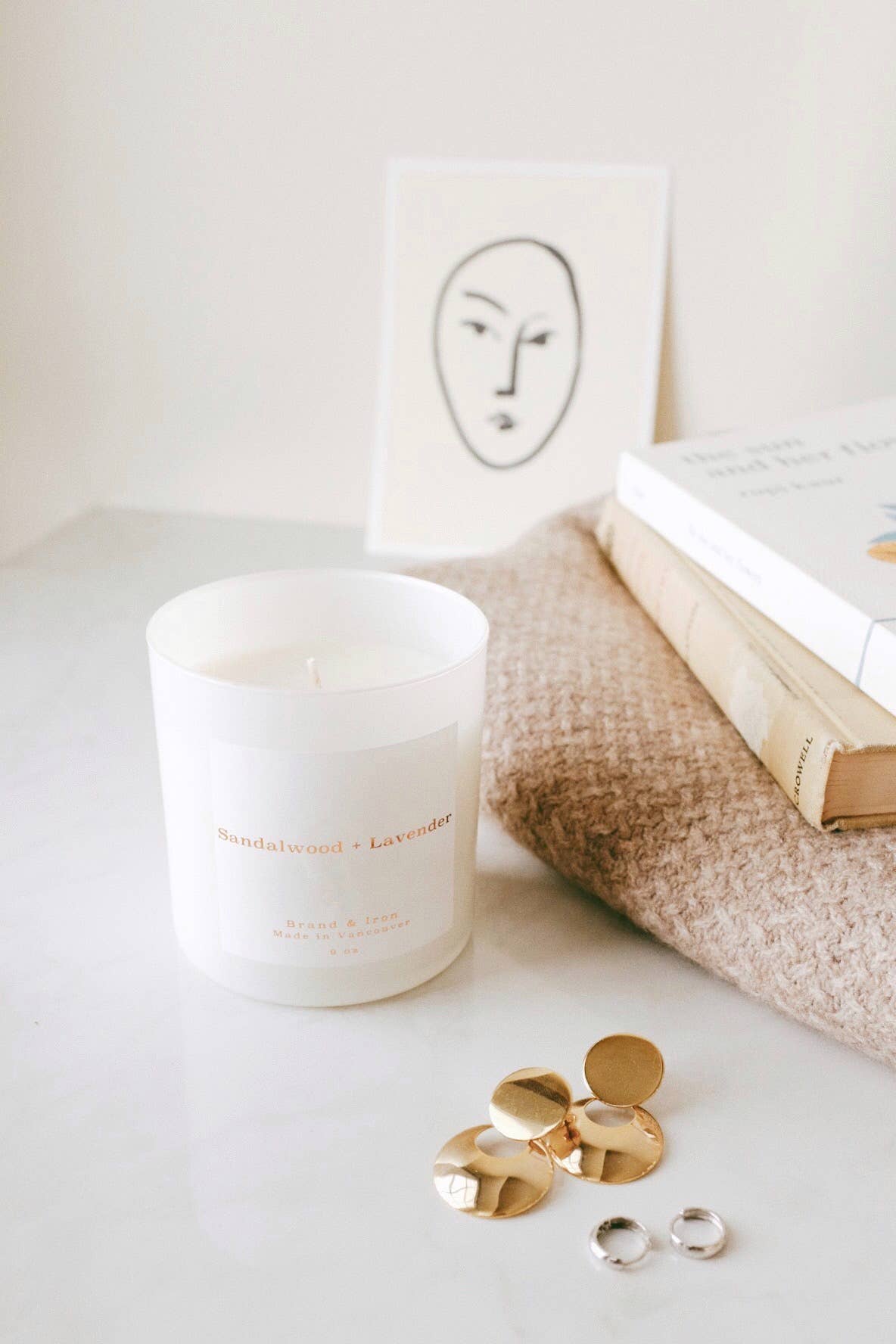 Brand & Iron - Vente Bougie en bocal - Accueil » Série : Sandalwood + Lavender1