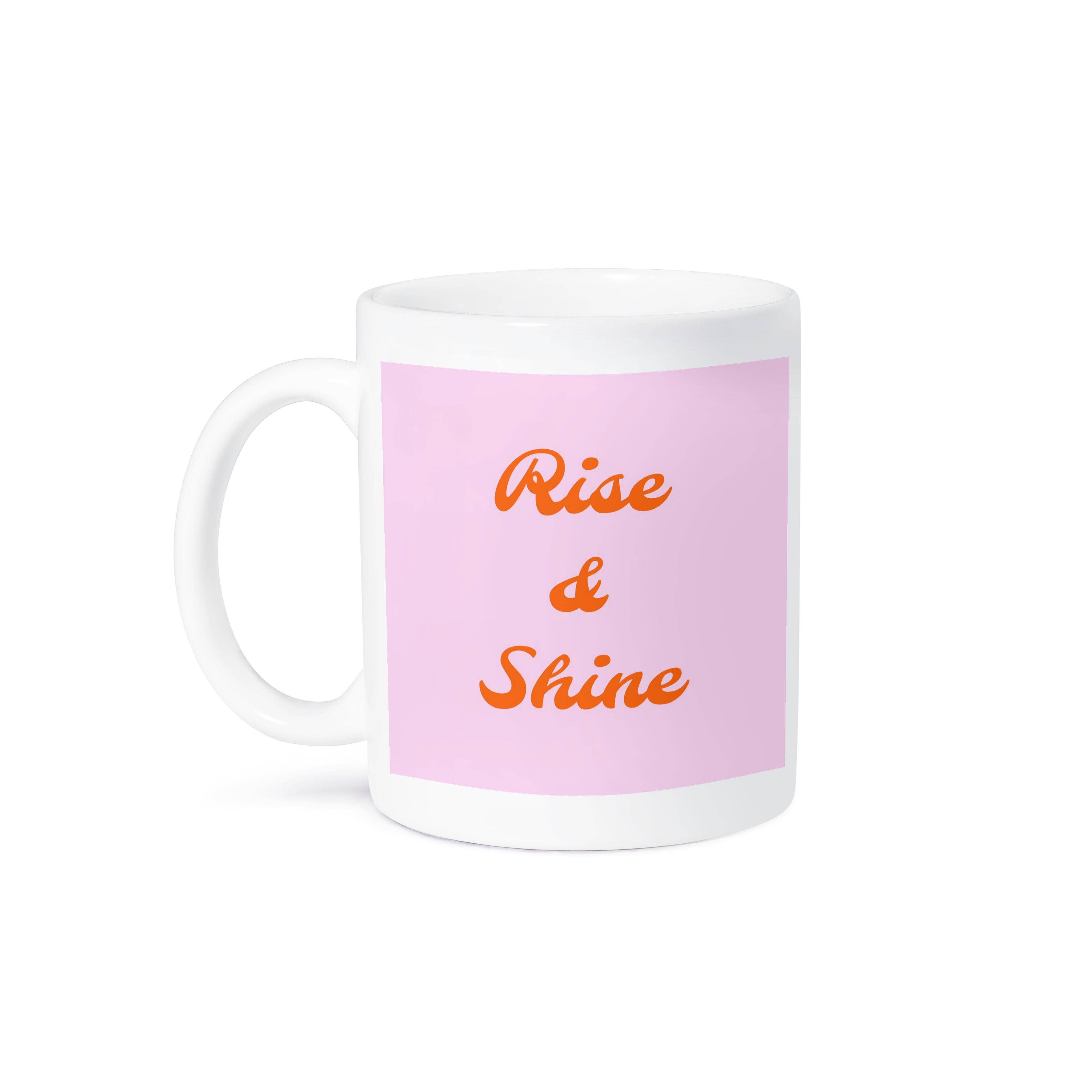 3dRose - Wholesale Coffee Mug - 3dRose, Image of Rise And Shine Quote, Mug8