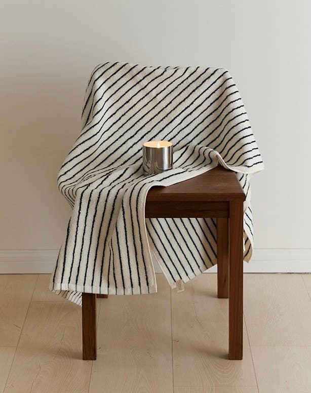 INSPECIAL HOME - Wholesale Bath Towel - Retro Style 100% Cotton Soft Absorbent Striped Bath Towel12