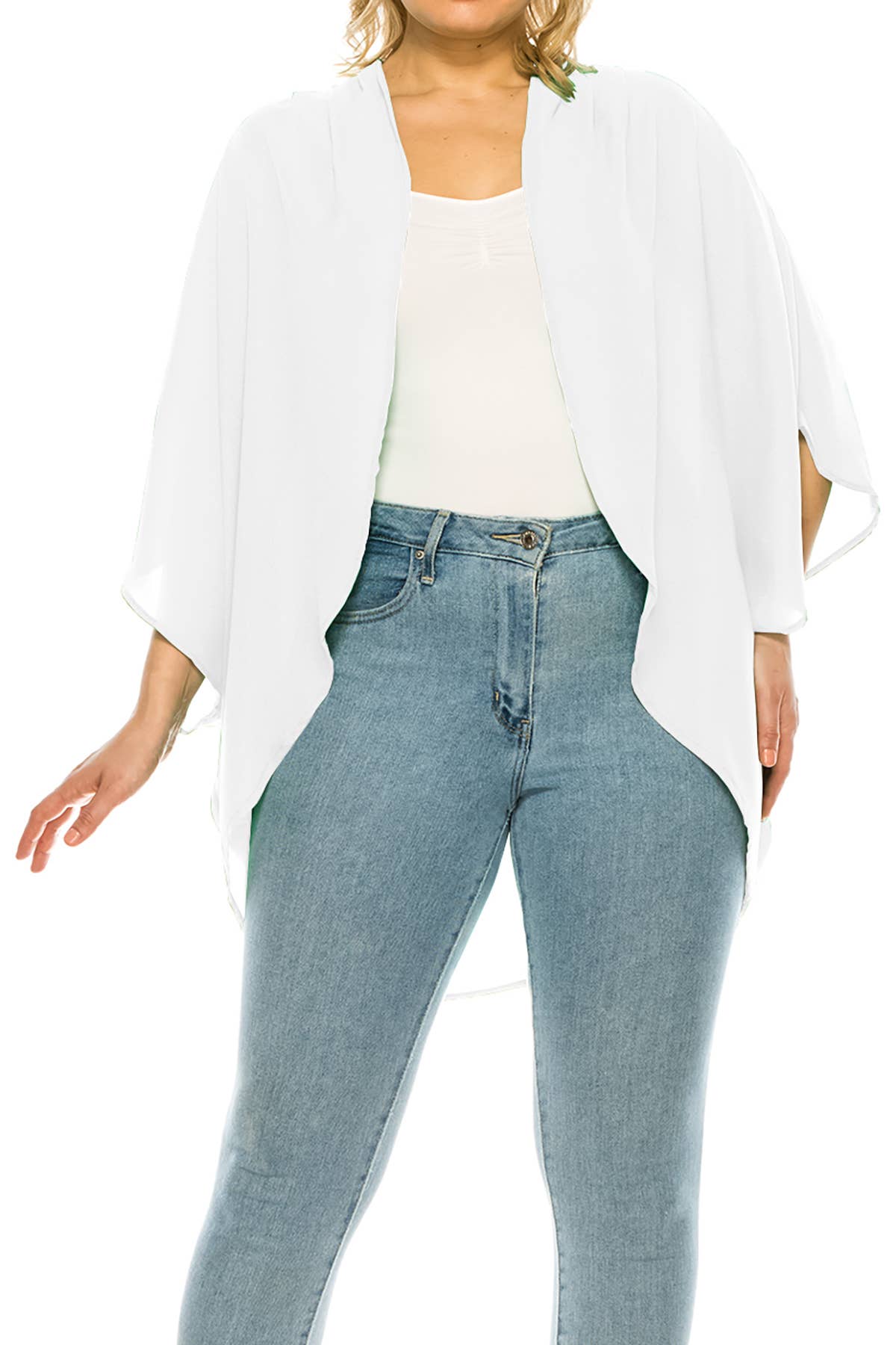 MOA COLLECTION – wholesale Kofta - Dam – Flowy Kimono Ärmad Kofta i Plus-Size15