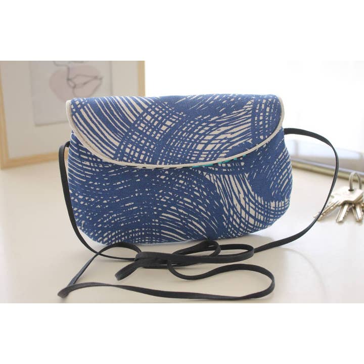 Sacchetto poketto gita blu per la vendita all'ingrosso da parte di Sabrina Trefle