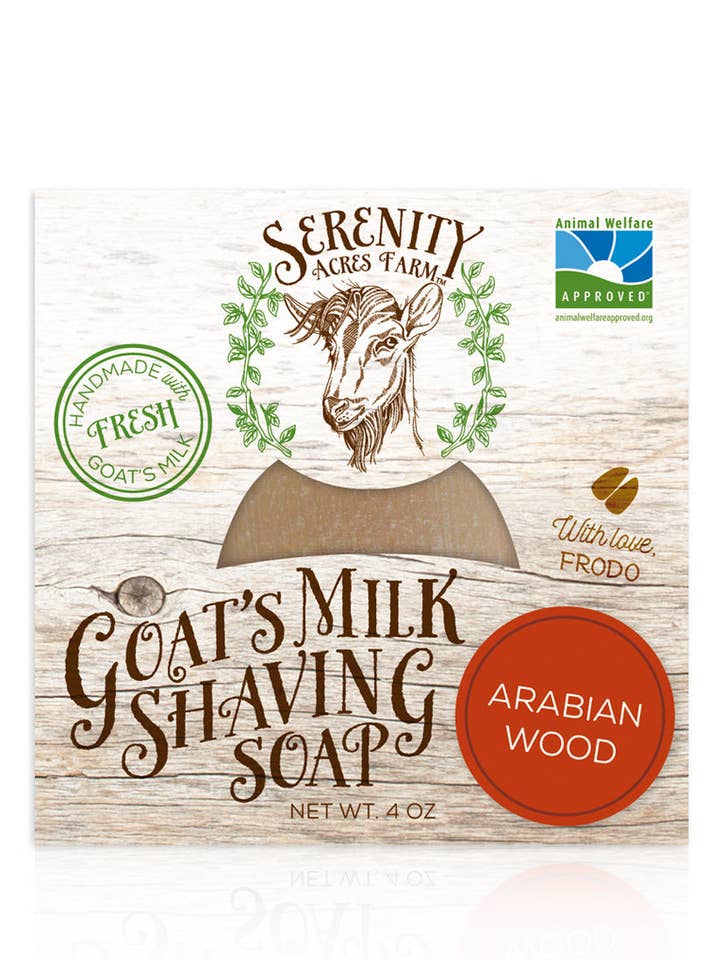 Goat's Milk Shaving Soap for wholesale by Serenity Acres Farm