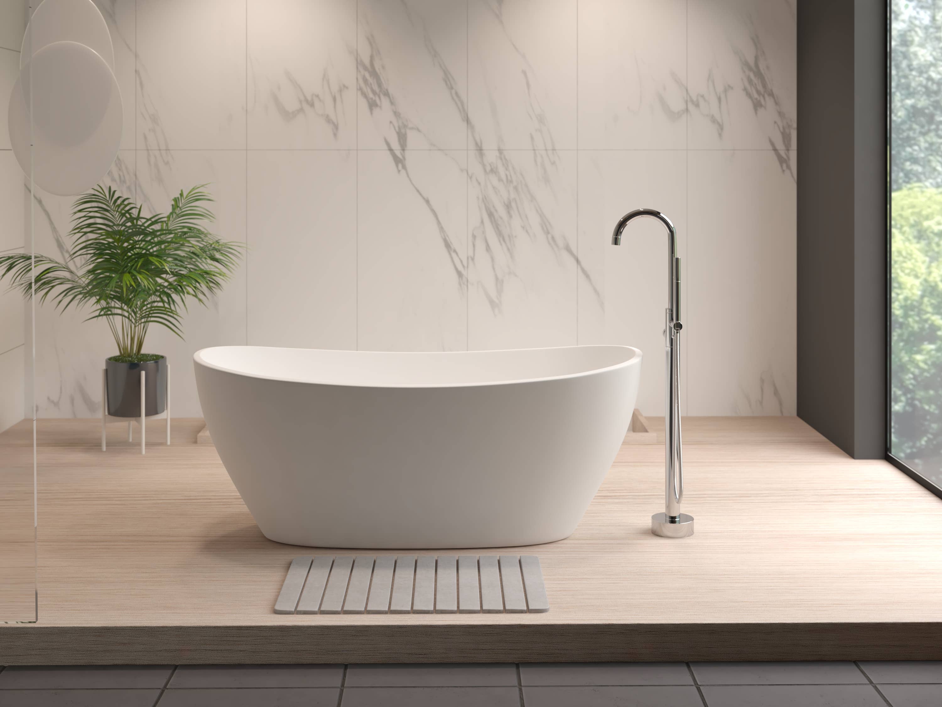 2626 Designs - Wholesale Bath Mat - Diatomite Quick-Dry Stone 34" x 21" Large Bath Mat1