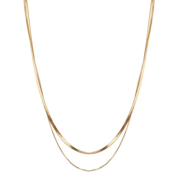 Chaîne serpent superposée pour la vente par Club Manhattan