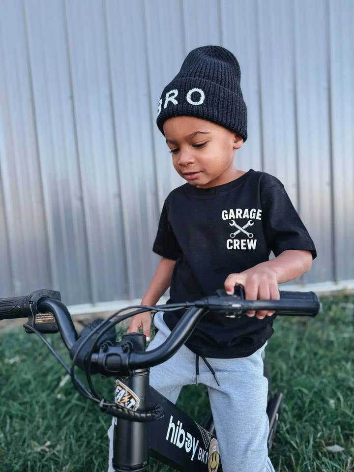 Raising Brave - Wholesale T-Shirt - Kids - My Dad's Garage Tee1