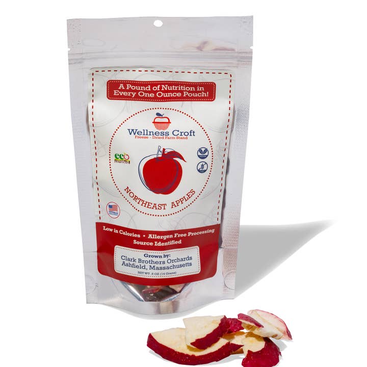Wellness Croft - Wholesale Dried/Dehydrated Fruit - Freeze-dried Northeast Apples Pouch