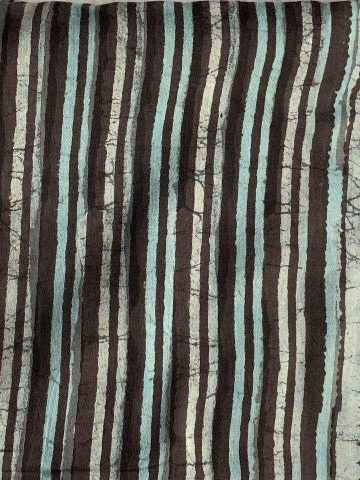 Sarong pareo in hand block print cotton for wholesale by Aurobelle Ibiza