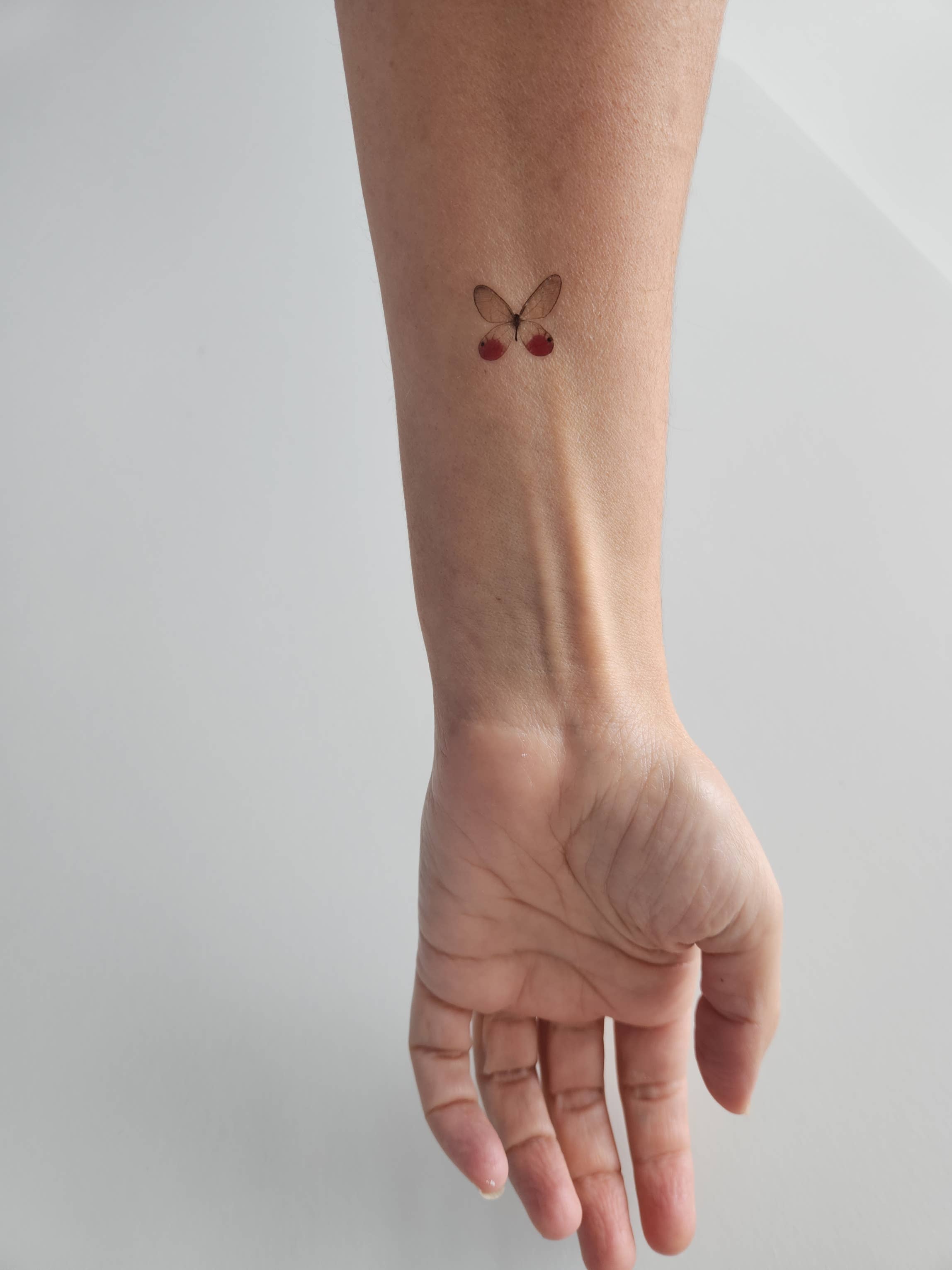 encredelicate - Wholesale Temporary Tattoo - 4 pink butterflies temporary tattoo2