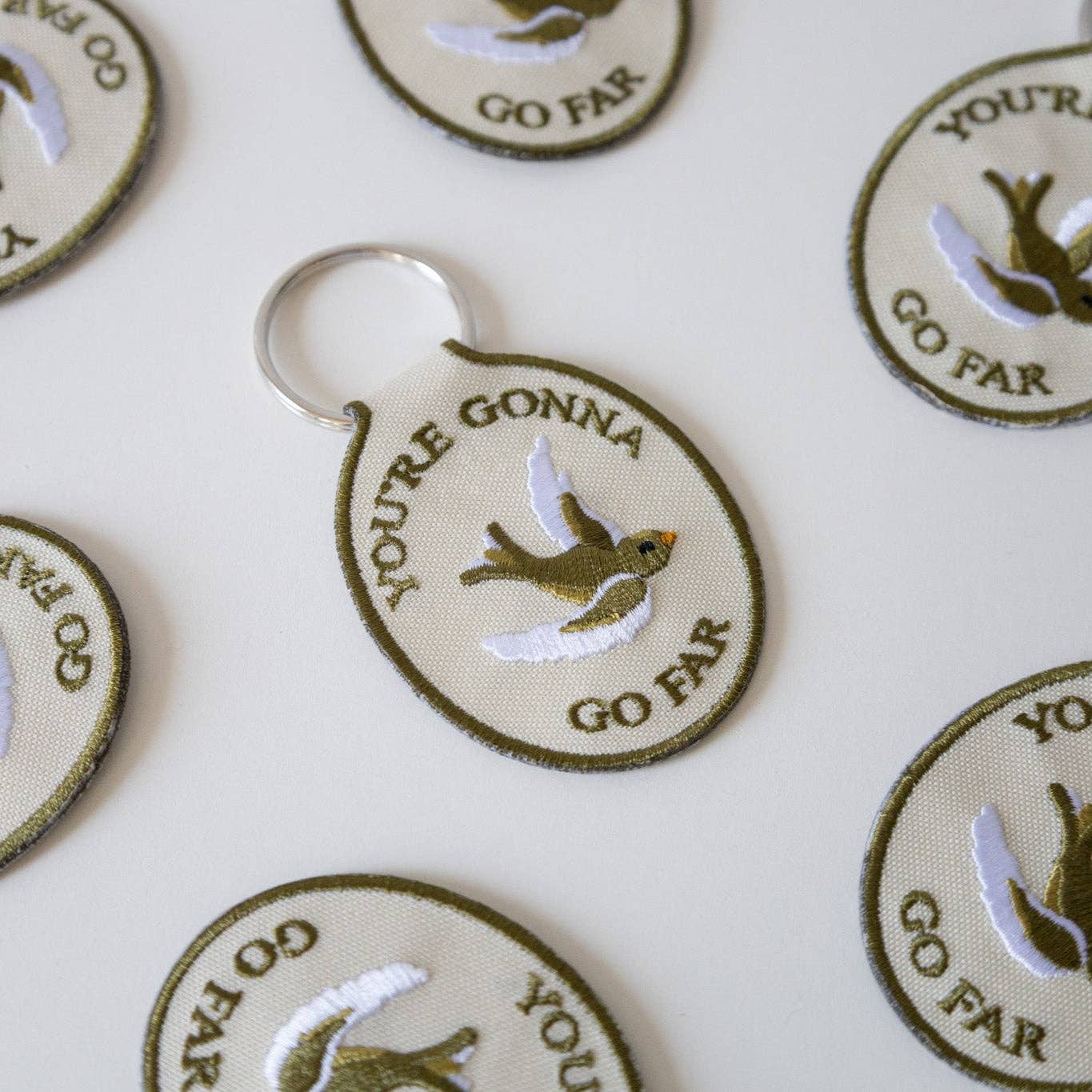 Lindy Stark Designs - Wholesale Keychain - Women's - You're Gonna Go Far Embroidered Keychain2