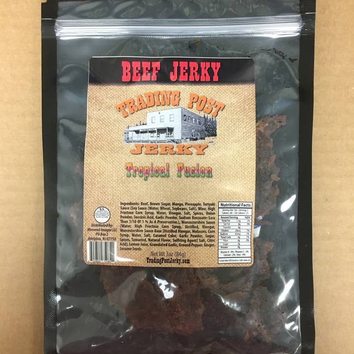 Trading Post Jerky - Wholesale Jerky - Tropical Fusion Brisket Beef Jerky 3oz2