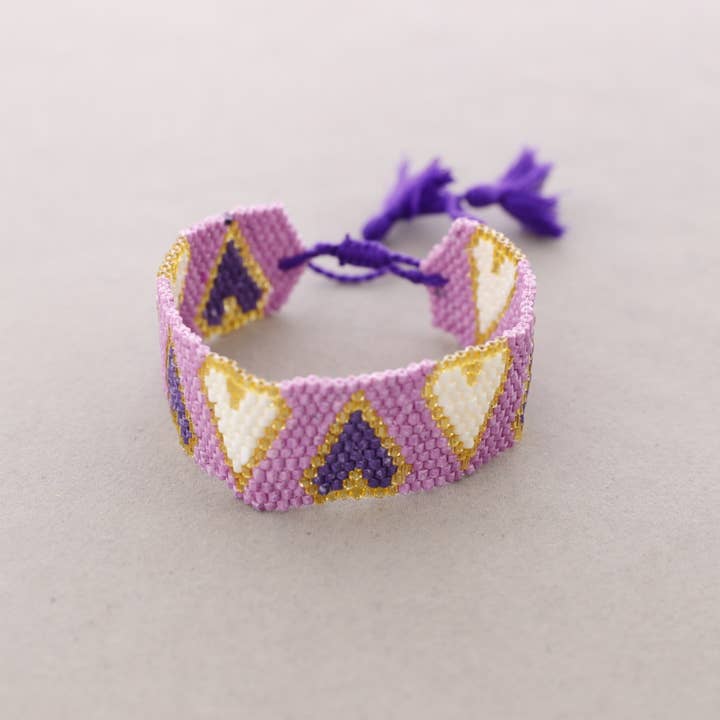 Sonata – Großhandel Click-Button-Schmuck – Etnica Makramee-Armband mit Perlen6