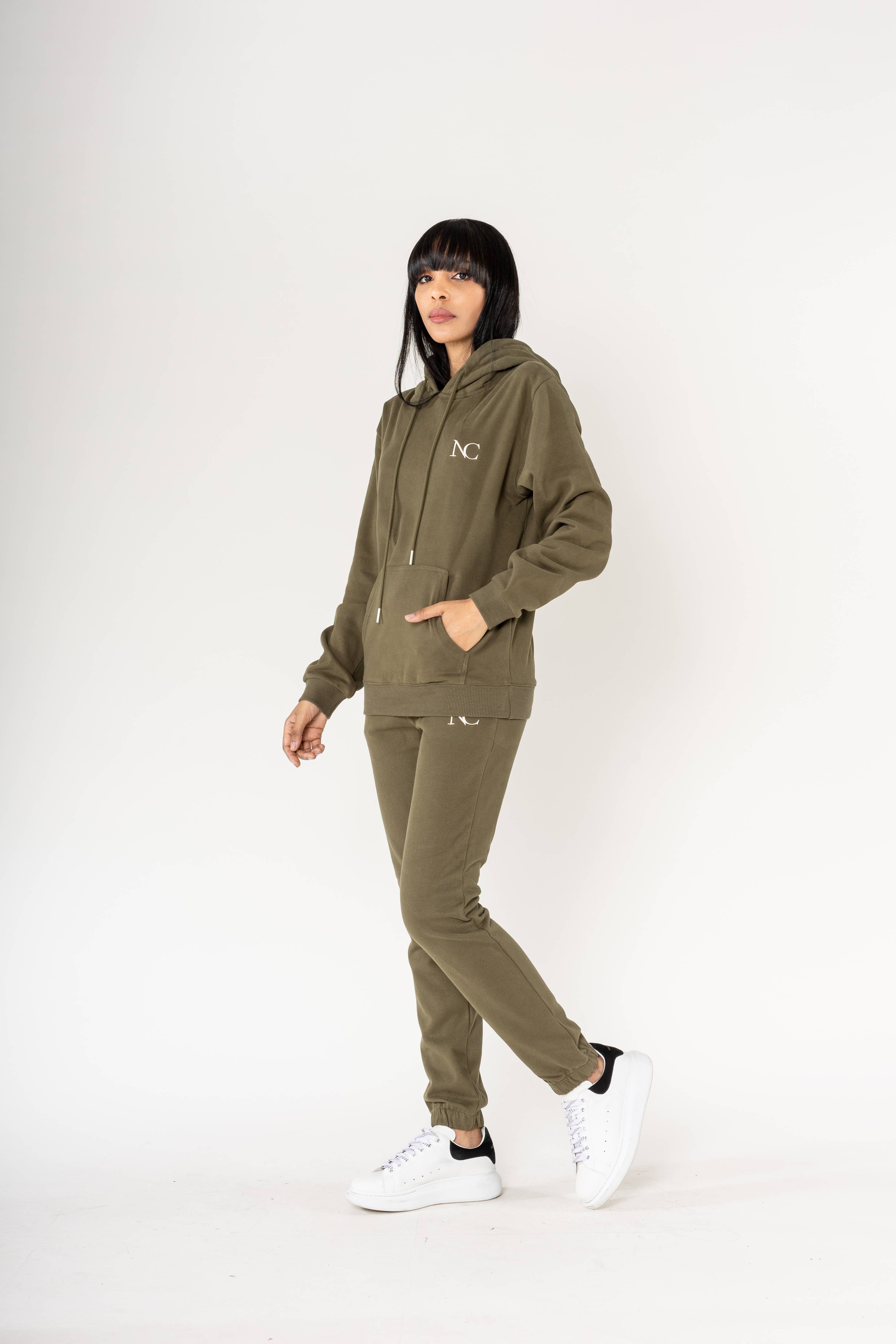 Nina Carter - Wholesale Activewear Set - Women's - Nina Carter Jogging Set with Hood + Tight Socks F020+F0219