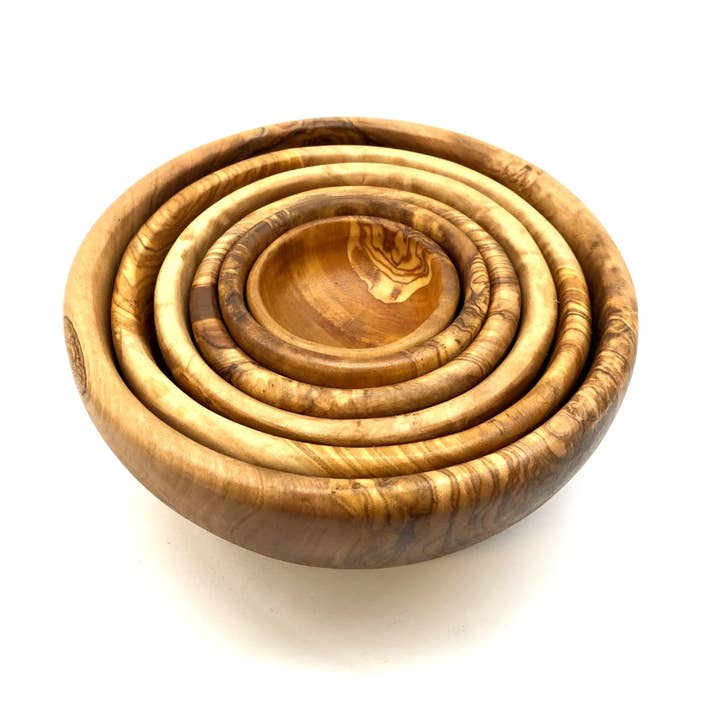 olivenholz-erleben - Wholesale Bowl - Round bowls, set of 64