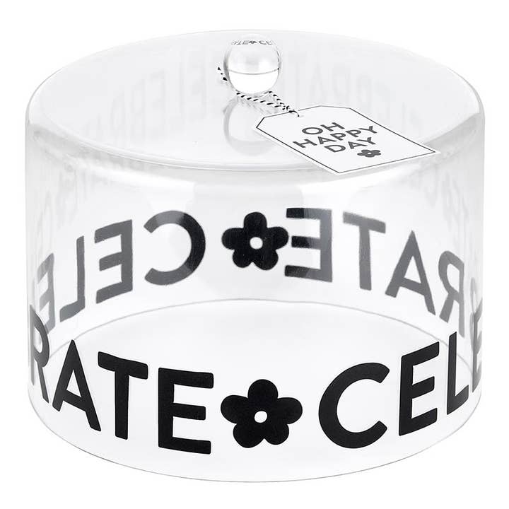 Santa Barbara Design Studio by Creative Brands - Wholesale Cake Stand - Acrylic Cake Dome - Celebrate - Large