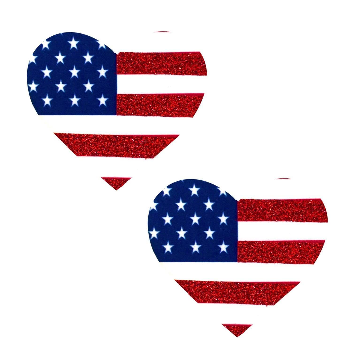 MULTI American Flag I Heart U Nipple Cover Pasties for wholesale on Faire0