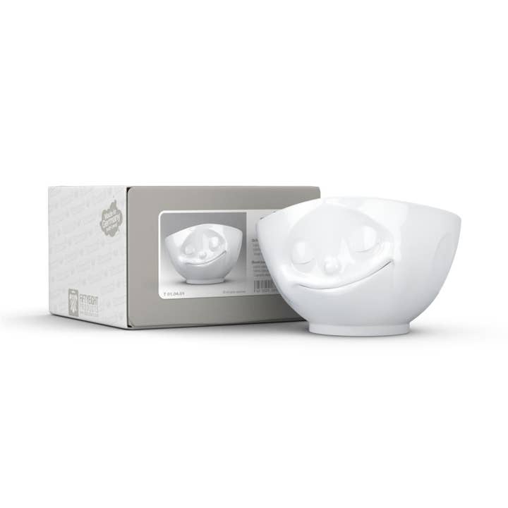 Fiftyeight Products - Wholesale Bowl - 16 Oz. Bowl, Happy Face, White7