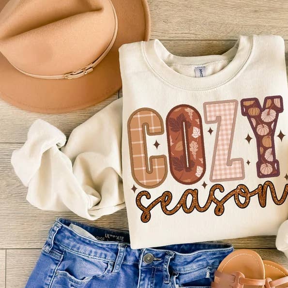 Maglione di stagione accogliente per la vendita all'ingrosso da parte di StricklandDesignCo