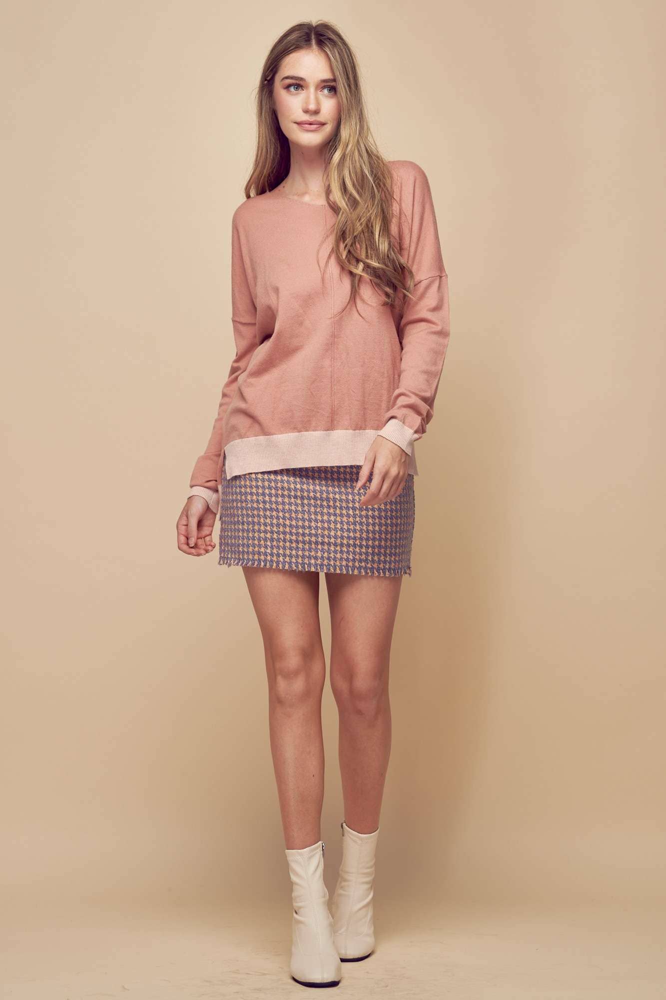 Petal Dew - Vente Jupe – femme - JUPE PIED-DE-POULE, JUPE TRAPÈZE8