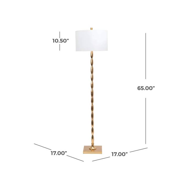 Brass Andria 65" Iron Floor Lamp for wholesale on Faire