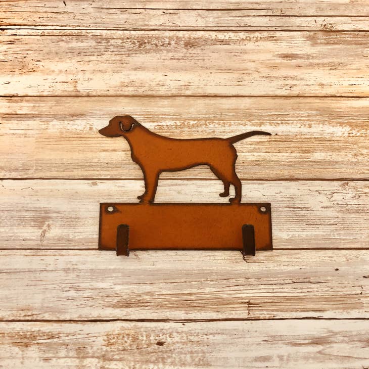 Wooden Dog Leash Hook for Wall Paw Print in Solid Color -  Canada in  2023