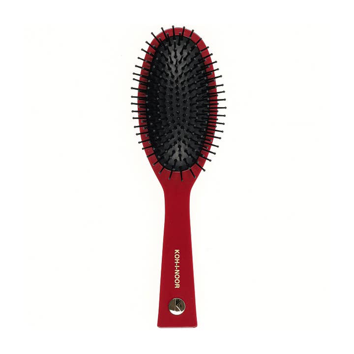 Koh-I-Noor - Wholesale Hair Brush/Comb - Pastel Synthetic Pin Brush - Biodegradable Acetate for Thick & Coarse Hair10