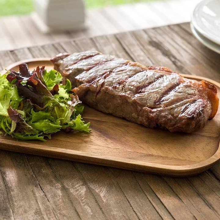 Fox Run Brands - Wholesale Cutting board - Ironwood Small Steak Board, Acacia Wood, 10.5" x 7.5"2
