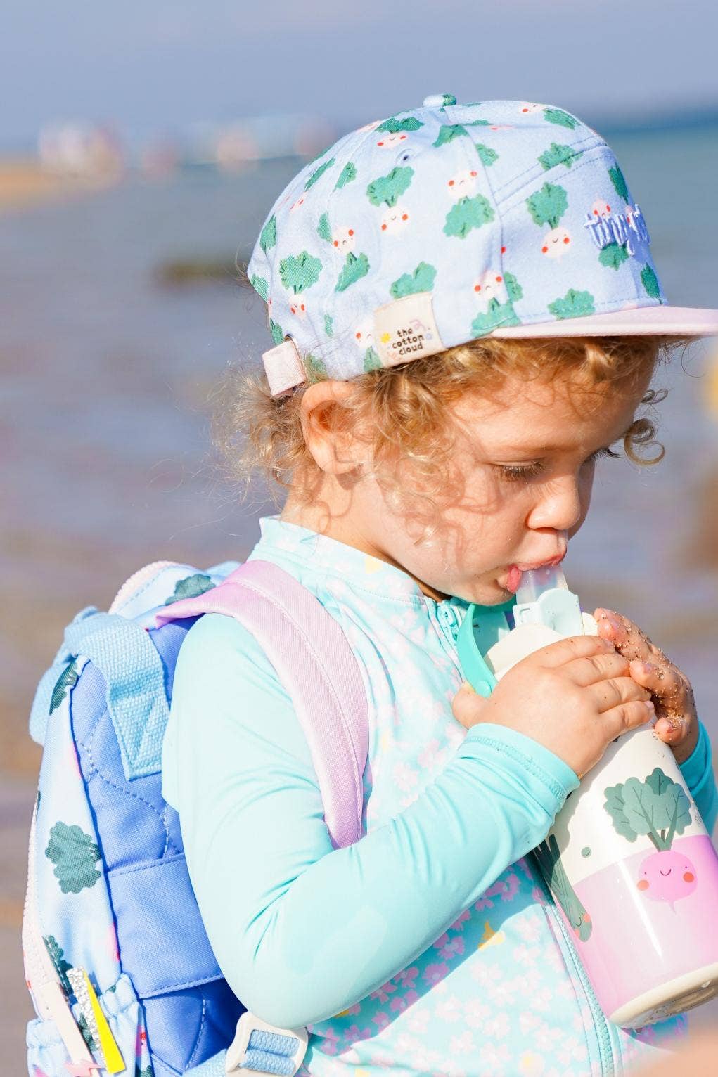 the cotton cloud - Wholesale Water Bottle - Insulated Stainless Steel Bottle for Kids Veggie Pals1