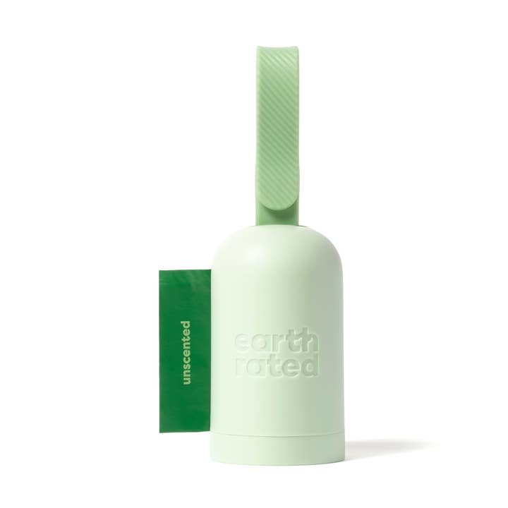 Earth Rated Poop Bag Dispenser with Unscented 15 Bags (Case) for wholesale by Pet Palette Distribution