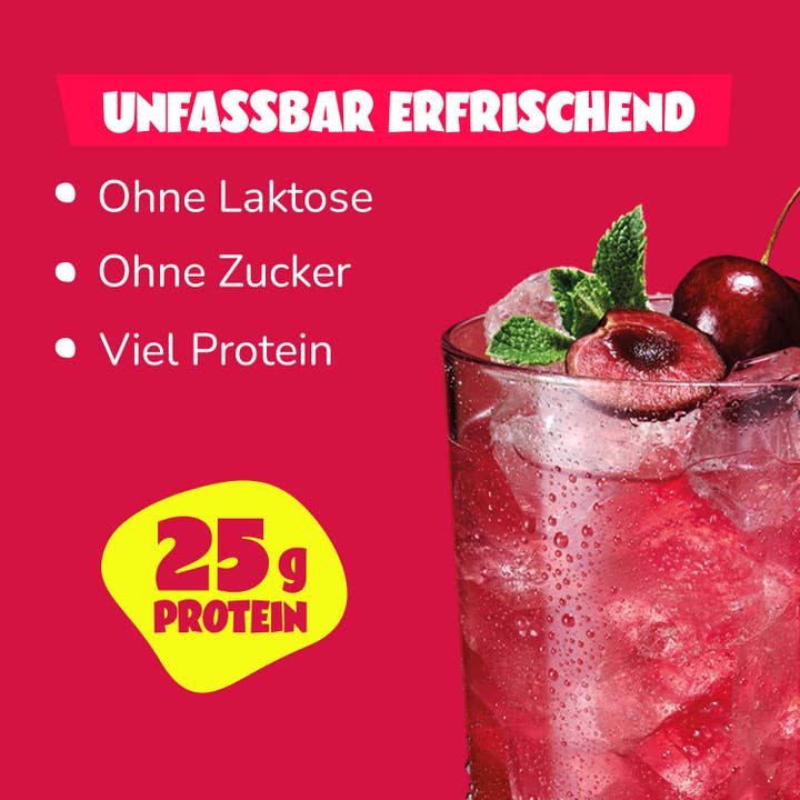 ahead – Großhandel Pulverförmige Gesundheitsgetränke – Clear Whey - Fresh Cherry (2x500g)