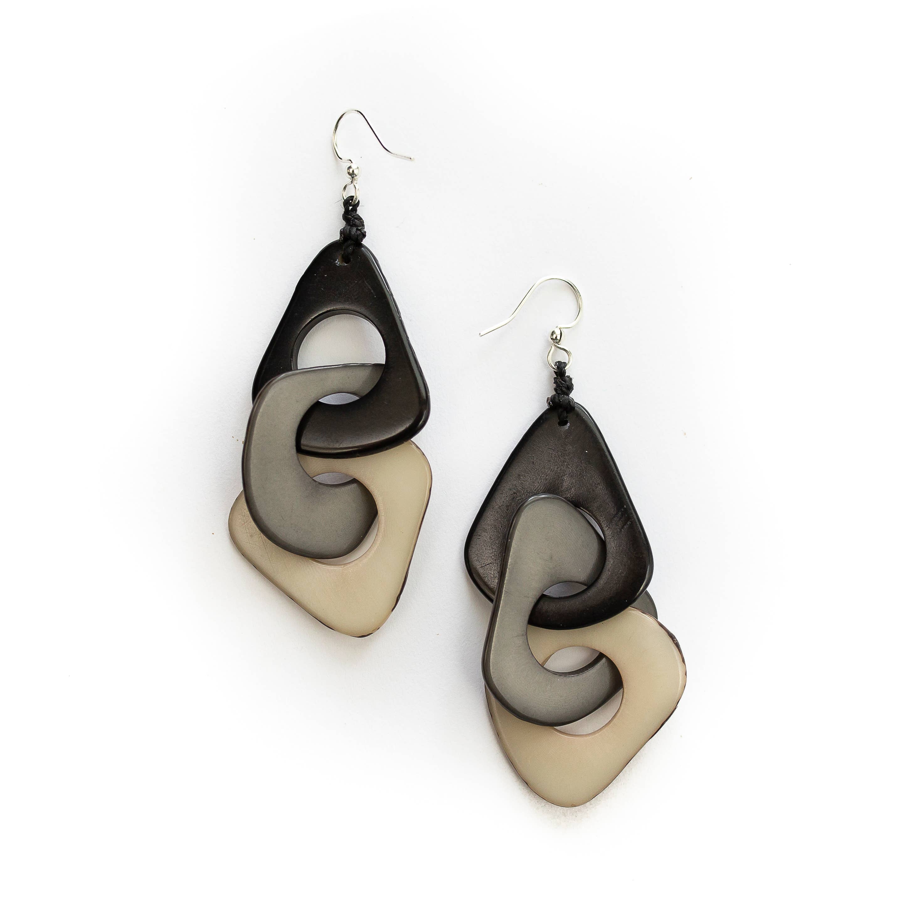 Organic Tagua Jewelry - Wholesale Dangle Earrings - Vero Earrings8