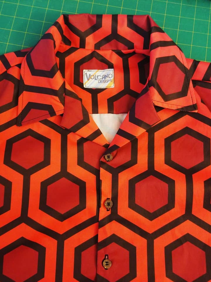 Volcano Designs - Vendita all'ingrosso Camicia button down - Uomo - Camicia in tessuto Spoonflower5