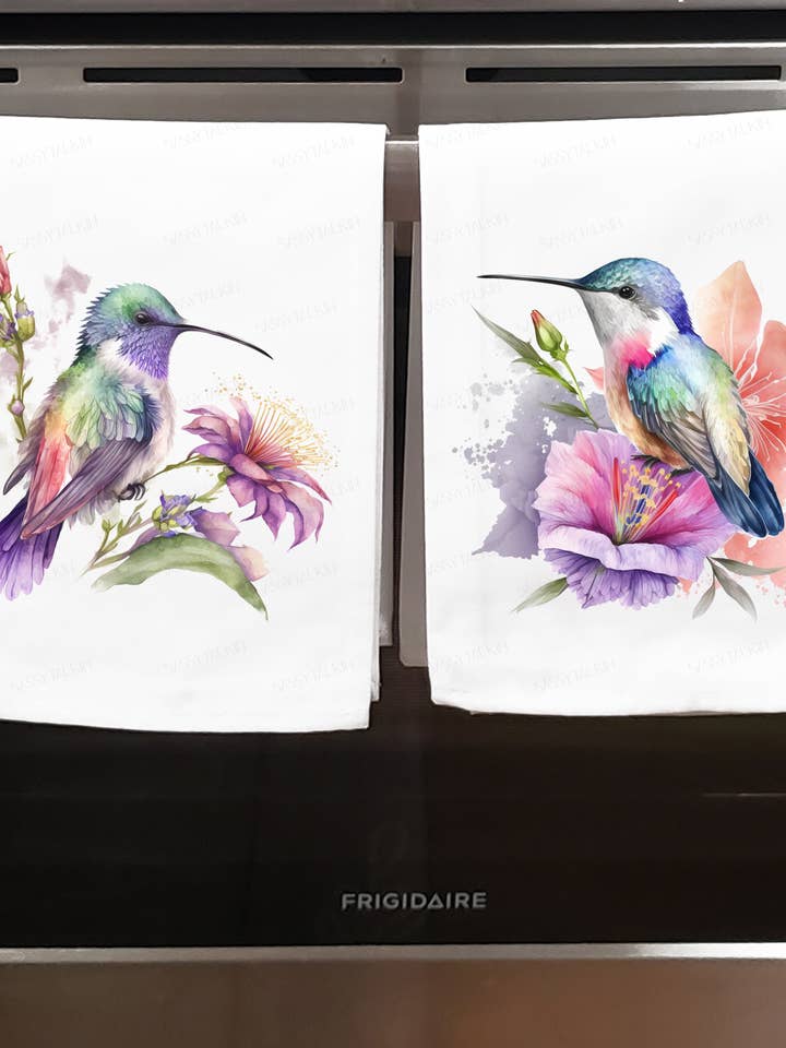 Fåglar, Handduk, Kolibrier set för wholesale av Sassy Talkin