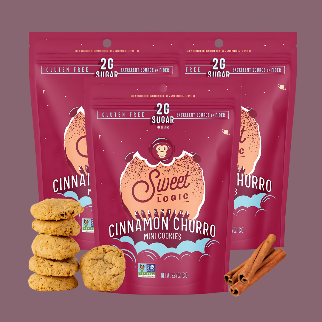 Sweet Logic - Wholesale Cookie - Cinnamon Churro Mini Cookie - Keto, Sugar-Free, Prebiotic5