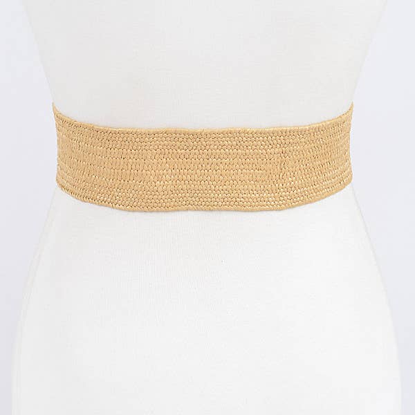 3AM BY H&D ACCESSORIES - Wholesale Belt - Women's - Metal Buckle Stretch Waist Belt