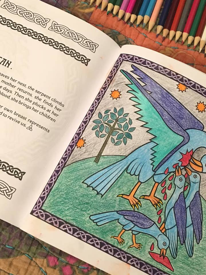 Kontemplatives Malbuch für Erwachsene: Ein keltisches Bestiarium für den Großhandel von Anamchara Books