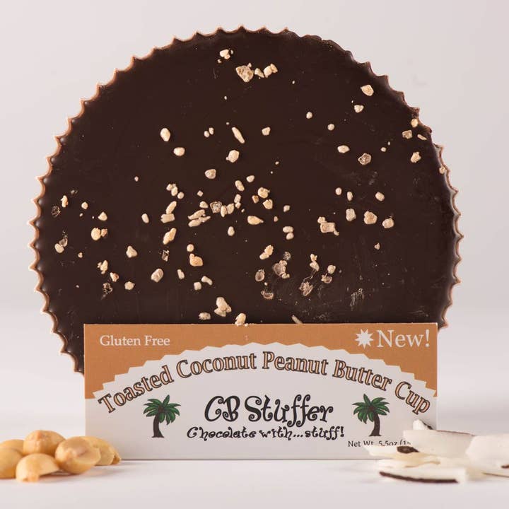 CB Stuffer - Wholesale Chocolate Covered Sweets - Toasted Coconut peanut butter cup