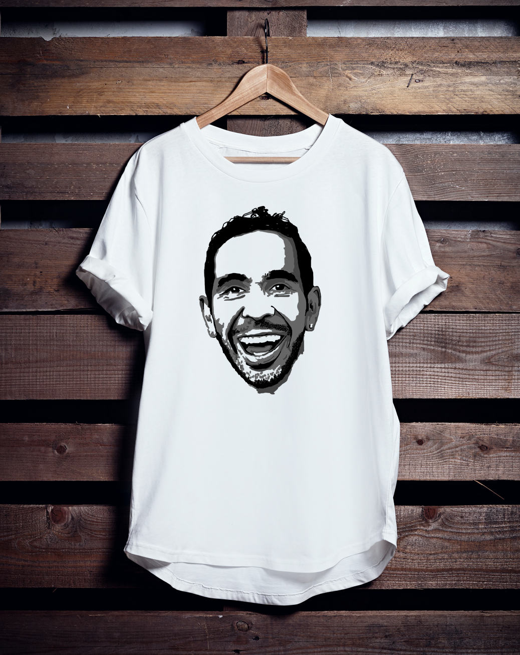 White Eddie Betts T shirt for wholesale on Faire1