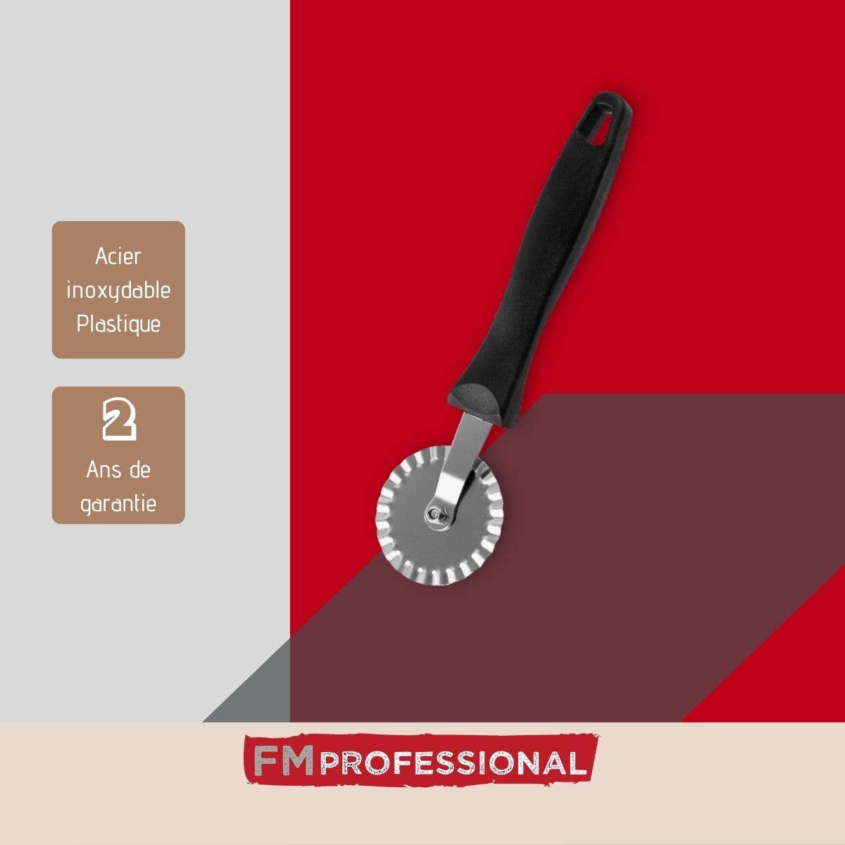 FM Professional - Wholesale Kitchen Tool/Gadget - FM Professional Pâtis 20.6 cm Fluted Baking Wheel3